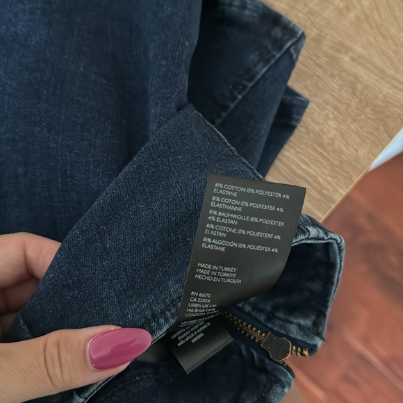 NWT Free People Layla Denim Mini in Deep Indigo - Picture 7 of 7